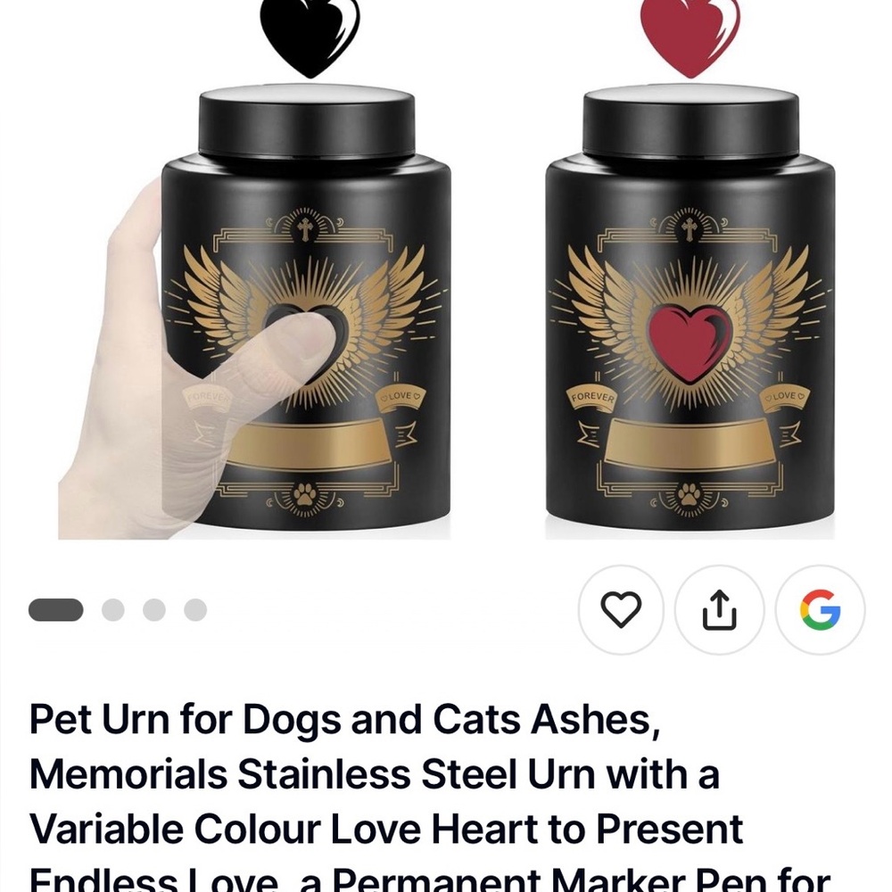 Pet urn